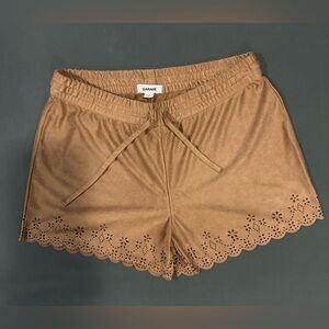 Garage Faux Suede Shorts